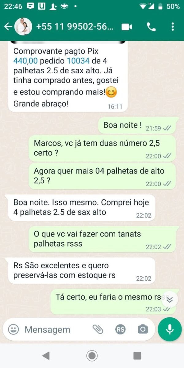 PALHETA IVAN MEYER- Soprano, Alto ou Tenor (reguladas a mão) - Imagem 6